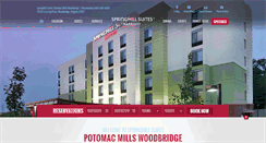 Desktop Screenshot of potomacmillshotel.com