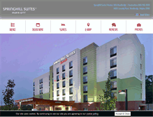 Tablet Screenshot of potomacmillshotel.com